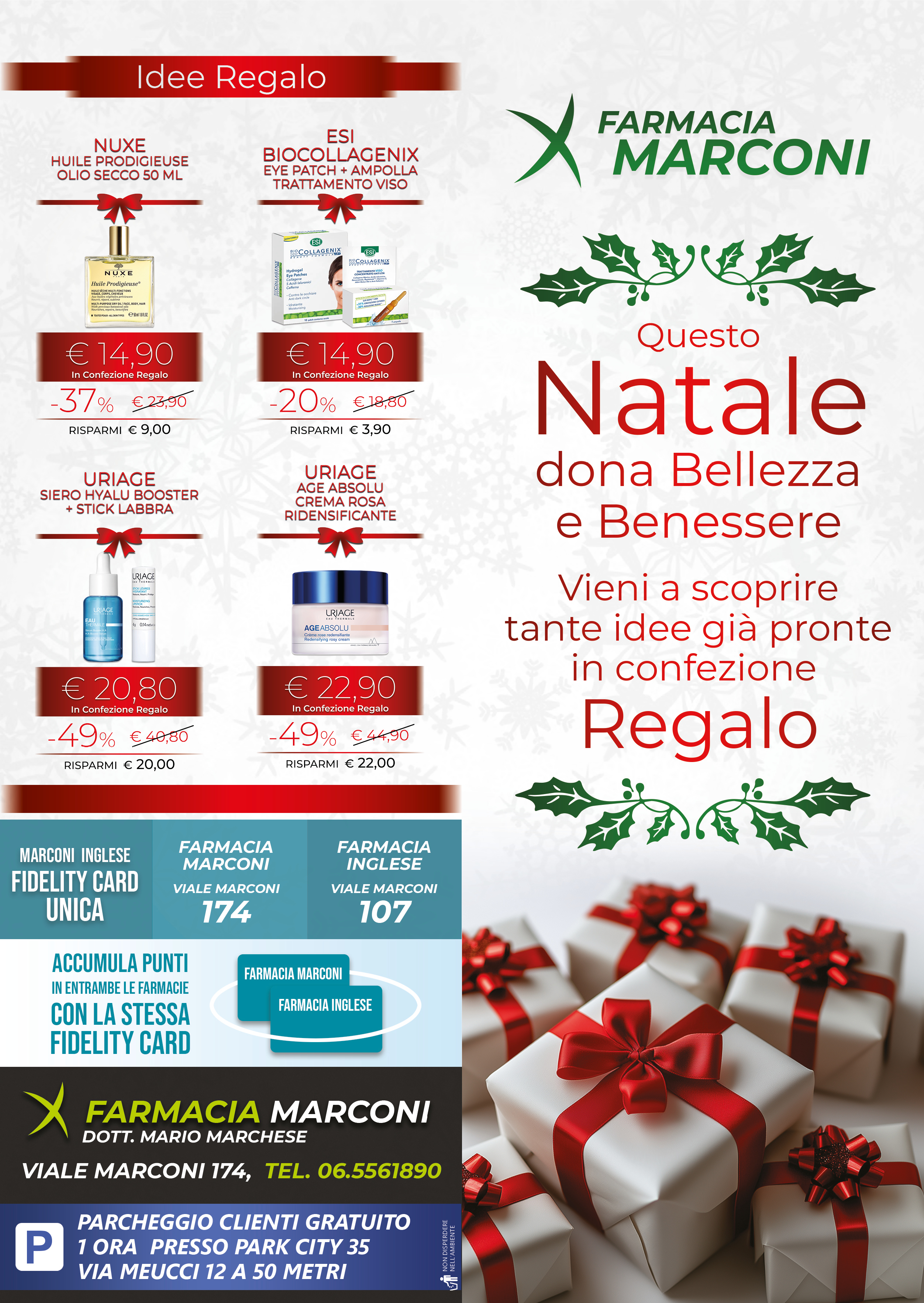 Campagna Natale 2024 Farmacia Marconi